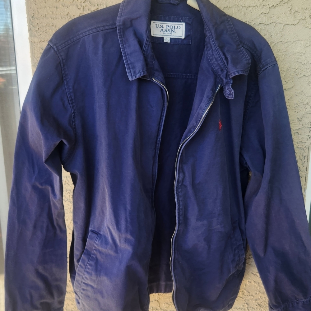 VINTAGE U.S. Polo Assn. Men's Navy Jacket